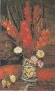 Vincent Van Gogh Vase with Red Gladioli painting